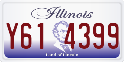 IL license plate Y614399
