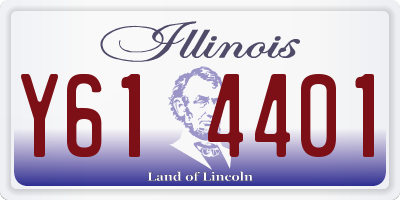 IL license plate Y614401
