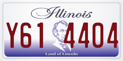 IL license plate Y614404