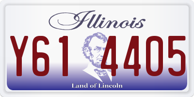 IL license plate Y614405