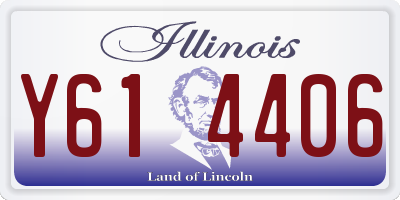 IL license plate Y614406