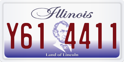 IL license plate Y614411