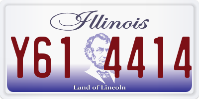 IL license plate Y614414