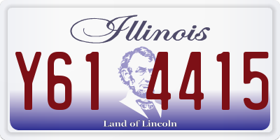 IL license plate Y614415