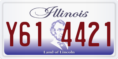 IL license plate Y614421