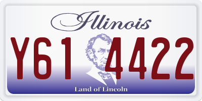 IL license plate Y614422