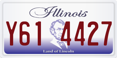 IL license plate Y614427