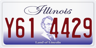 IL license plate Y614429