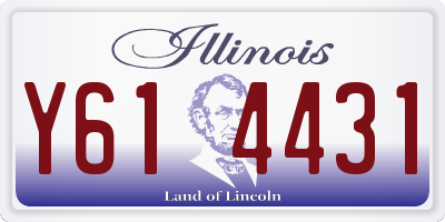 IL license plate Y614431