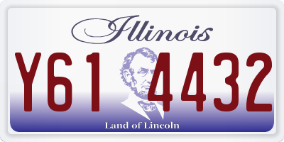 IL license plate Y614432