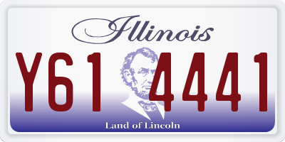 IL license plate Y614441