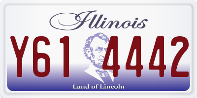 IL license plate Y614442