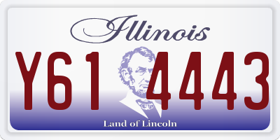 IL license plate Y614443