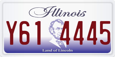 IL license plate Y614445