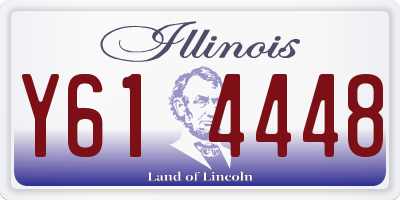 IL license plate Y614448