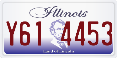 IL license plate Y614453