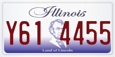IL license plate Y614455