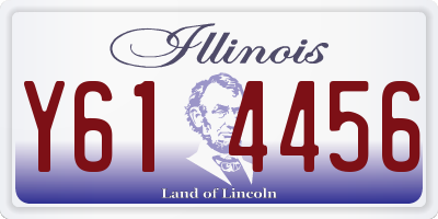 IL license plate Y614456