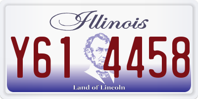 IL license plate Y614458