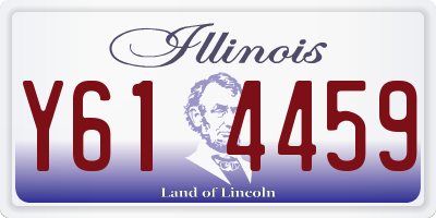 IL license plate Y614459