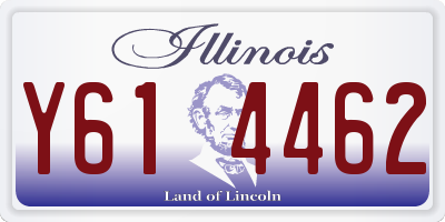 IL license plate Y614462