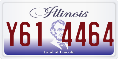 IL license plate Y614464