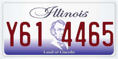 IL license plate Y614465