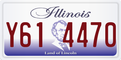 IL license plate Y614470