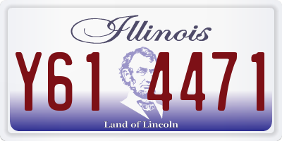 IL license plate Y614471