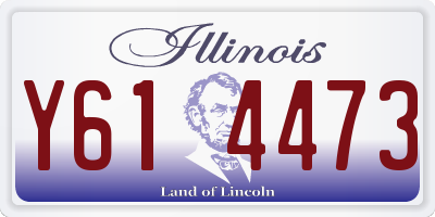 IL license plate Y614473