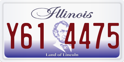 IL license plate Y614475