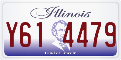 IL license plate Y614479
