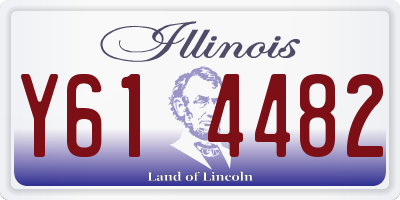 IL license plate Y614482