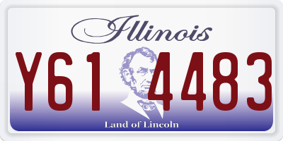 IL license plate Y614483