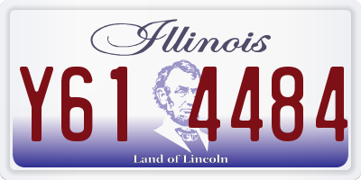 IL license plate Y614484