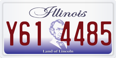 IL license plate Y614485