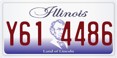 IL license plate Y614486