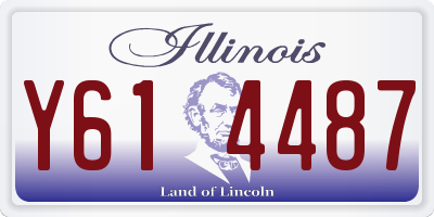 IL license plate Y614487