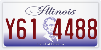IL license plate Y614488