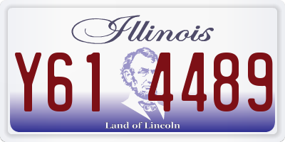 IL license plate Y614489