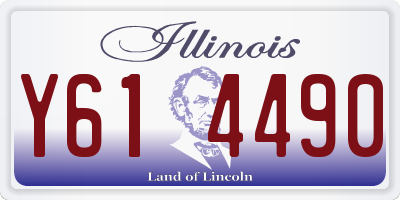 IL license plate Y614490