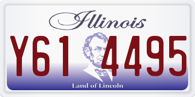 IL license plate Y614495