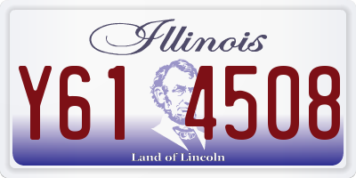 IL license plate Y614508