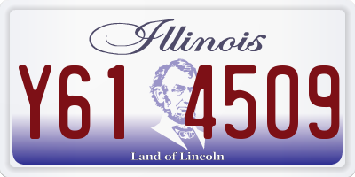 IL license plate Y614509