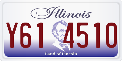 IL license plate Y614510