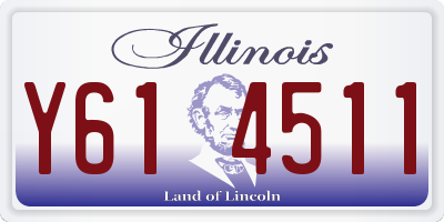 IL license plate Y614511