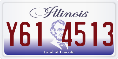 IL license plate Y614513