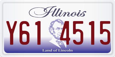 IL license plate Y614515