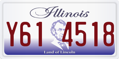 IL license plate Y614518