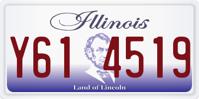 IL license plate Y614519